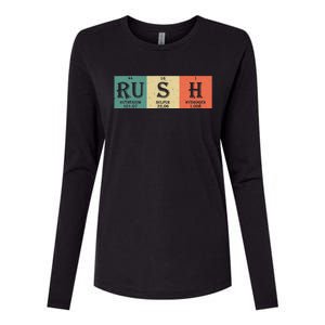 Rush Periodic Table Elements Rush Chemistry Studentfan Gift Womens Cotton Relaxed Long Sleeve T-Shirt