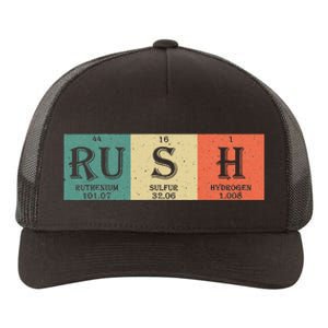 Rush Periodic Table Elements Rush Chemistry Studentfan Gift Yupoong Adult 5-Panel Trucker Hat