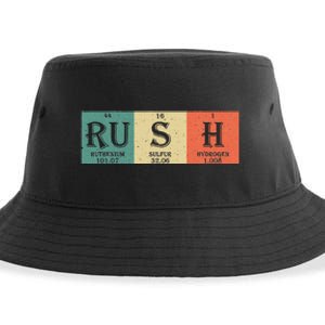 Rush Periodic Table Elements Rush Chemistry Studentfan Gift Sustainable Bucket Hat