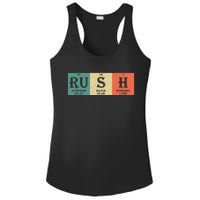 Rush Periodic Table Elements Rush Chemistry Studentfan Gift Ladies PosiCharge Competitor Racerback Tank