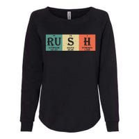 Rush Periodic Table Elements Rush Chemistry Studentfan Gift Womens California Wash Sweatshirt