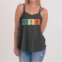 Rush Periodic Table Elements Rush Chemistry Studentfan Gift Women's Strappy Tank