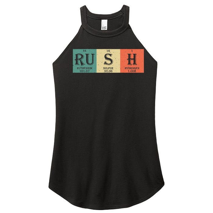 Rush Periodic Table Elements Rush Chemistry Studentfan Gift Women's Perfect Tri Rocker Tank