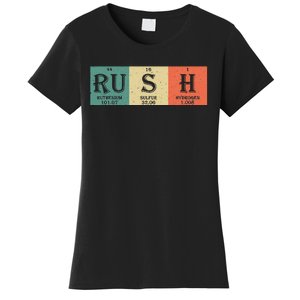 Rush Periodic Table Elements Rush Chemistry Studentfan Gift Women's T-Shirt