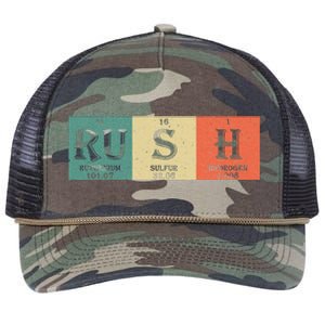 Rush Periodic Table Elements Rush Chemistry Studentfan Gift Retro Rope Trucker Hat Cap