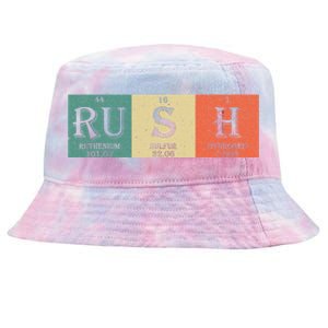 Rush Periodic Table Elements Rush Chemistry Studentfan Gift Tie-Dyed Bucket Hat