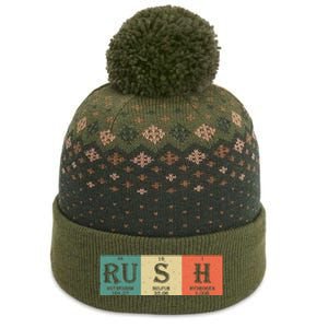 Rush Periodic Table Elements Rush Chemistry Studentfan Gift The Baniff Cuffed Pom Beanie