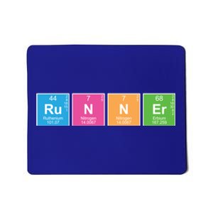 Running Periodic Table Nerd Geek Science Runner Gift Funny Gift Mousepad