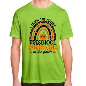 Rainbow Preschool Teacher I Teach The Cutest Pumpkins Gift Adult ChromaSoft Performance T-Shirt