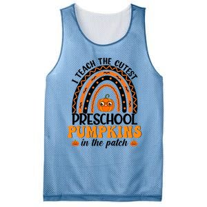 Rainbow Preschool Teacher I Teach The Cutest Pumpkins Gift Mesh Reversible Basketball Jersey Tank