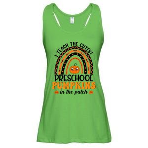 Rainbow Preschool Teacher I Teach The Cutest Pumpkins Gift Ladies Essential Flowy Tank