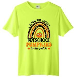 Rainbow Preschool Teacher I Teach The Cutest Pumpkins Gift Tall Fusion ChromaSoft Performance T-Shirt