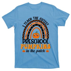 Rainbow Preschool Teacher I Teach The Cutest Pumpkins Gift T-Shirt