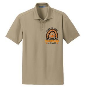 Rainbow Preschool Teacher I Teach The Cutest Pumpkins Gift Dry Zone Grid Polo