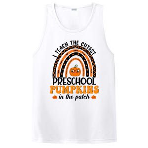 Rainbow Preschool Teacher I Teach The Cutest Pumpkins Gift PosiCharge Competitor Tank