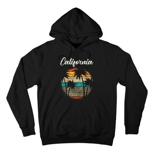 Retro Palm Trees California Hoodie