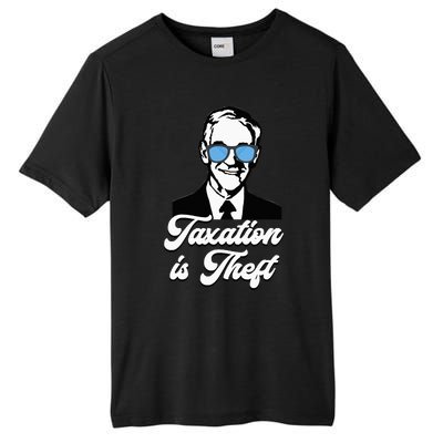 Ron Paul Taxation Is Theft Libertarian Ancap Freedom Liberty Tall Fusion ChromaSoft Performance T-Shirt