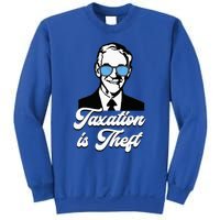 Ron Paul Taxation Is Theft Libertarian Ancap Freedom Liberty Sweatshirt