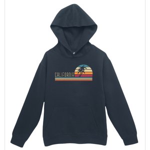 Retro Palm Trees Californian Summer Cali Beach California Urban Pullover Hoodie