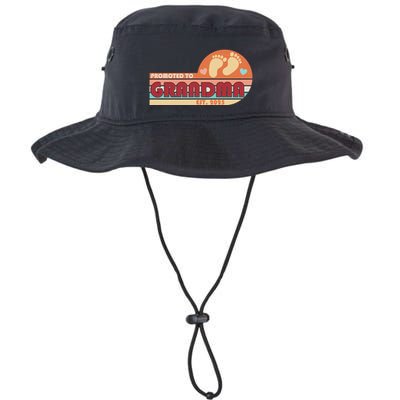 Retro Promoted To Grandma Established 2025 Bucket Hat