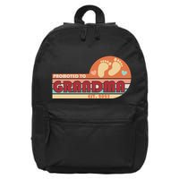 Retro Promoted To Grandma Established 2025 16 in Basic Backpack