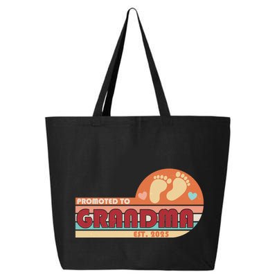 Retro Promoted To Grandma Established 2025 25L Jumbo Tote