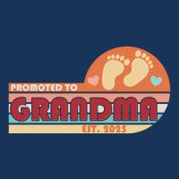 Retro Promoted To Grandma Established 2025 Infant Baby Jersey Bodysuit