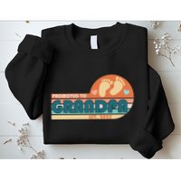 Retro Promoted To Grandpa Established 2025 Sweatshirt