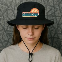 Retro Promoted To Grandpa Established 2025 Bucket Hat