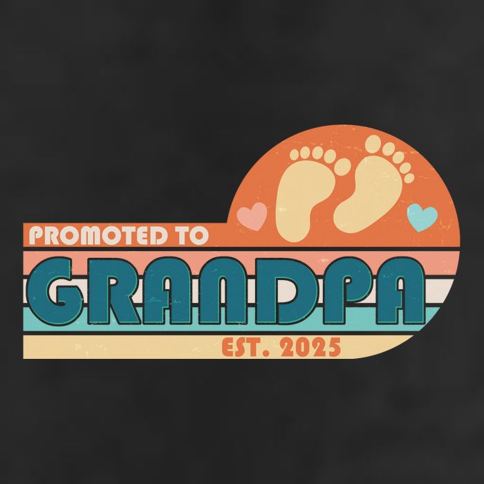Retro Promoted To Grandpa Established 2025 15oz Campfire Ceramic Mug