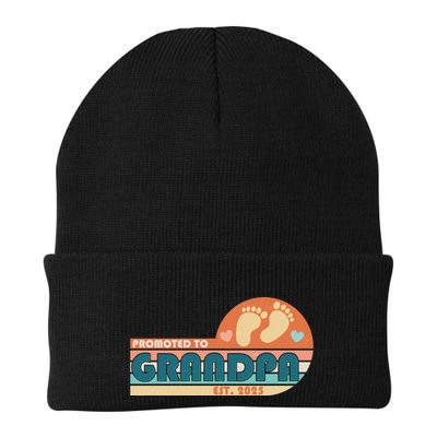 Retro Promoted To Grandpa Established 2025 Beanie