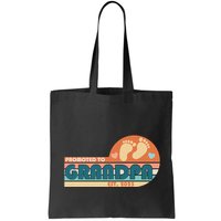 Retro Promoted To Grandpa Established 2025 Bag