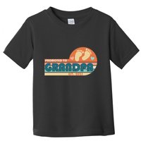 Retro Promoted To Grandpa Established 2025 Toddler T-Shirt
