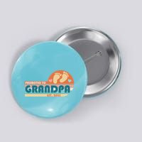 Retro Promoted To Grandpa Established 2025 Button