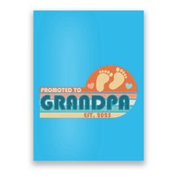 Retro Promoted To Grandpa Established 2025 Poster