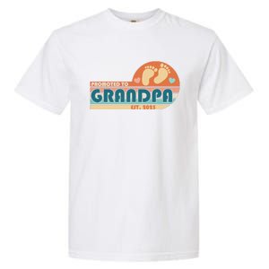 Retro Promoted To Grandpa Established 2025 Garment-Dyed Heavyweight T-Shirt