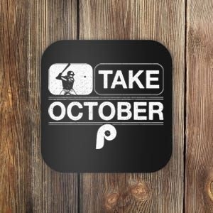 Retro Philly Take October Philadelphia Coaster