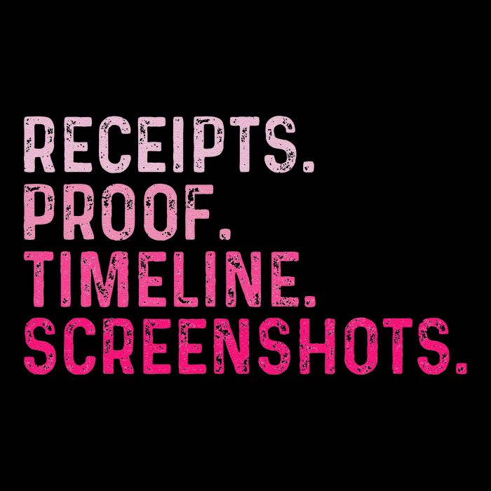 Receipts Proof Timeline Screenshots Drawstring Bag