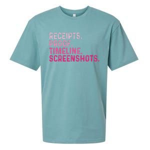 Receipts Proof Timeline Screenshots Sueded Cloud Jersey T-Shirt