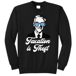 Ron Paul Taxation is Theft Libertarian Ancap Freedom Liberty Sweatshirt