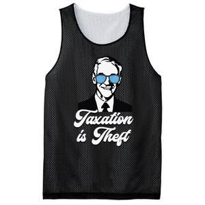 Ron Paul Taxation is Theft Libertarian Ancap Freedom Liberty Mesh Reversible Basketball Jersey Tank