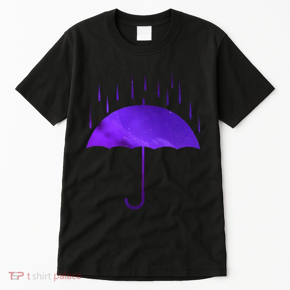 Rain Purple Umbrella Violet Favorite Color Tall T-Shirt