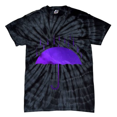 Rain Purple Umbrella Violet Favorite Color Tie-Dye T-Shirt