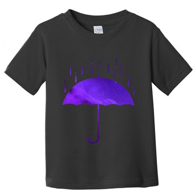 Rain Purple Umbrella Violet Favorite Color Toddler T-Shirt