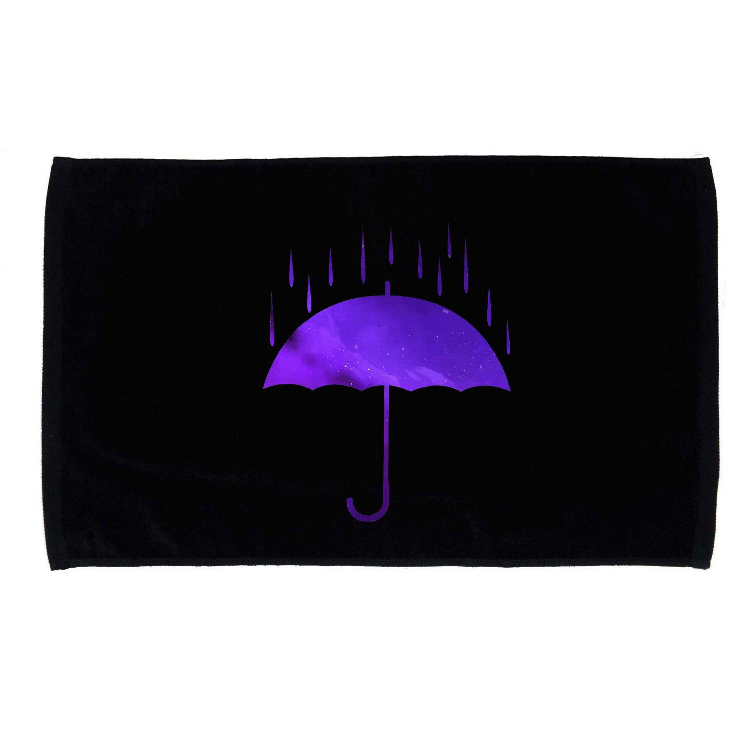 Rain Purple Umbrella Violet Favorite Color Microfiber Hand Towel