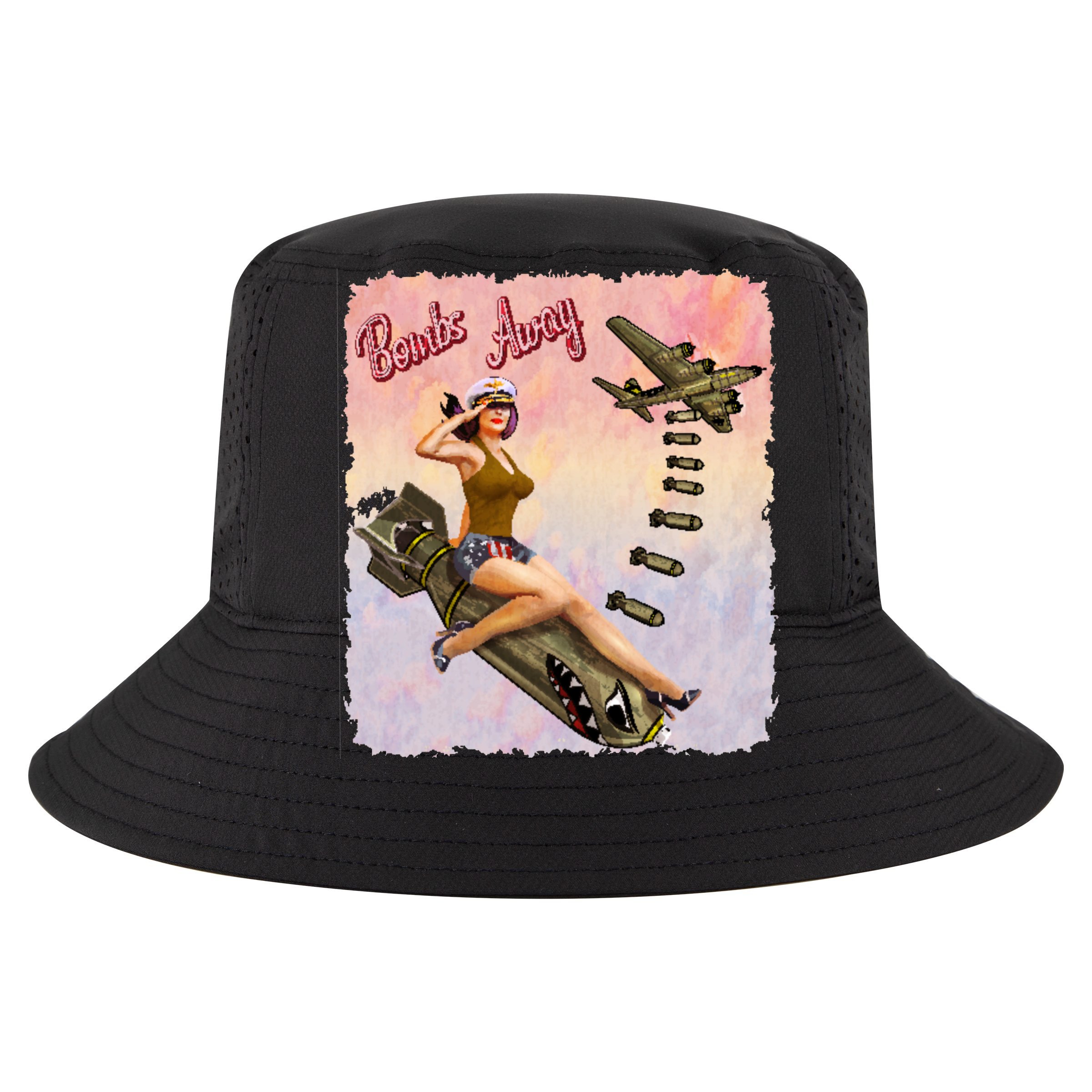 Retro Pin Up Girl Bombs Away Retro Premium T-Shirt