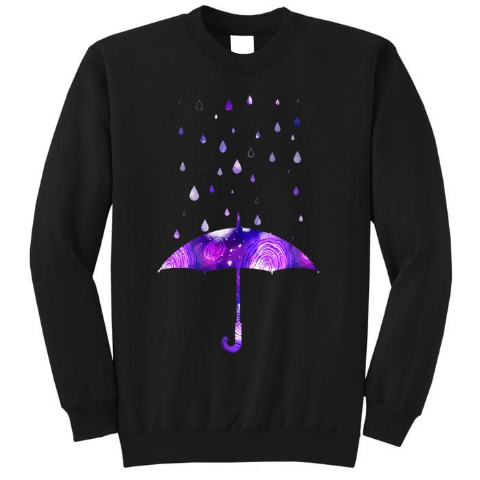 Rain Purple Umbrella For Violet Favorite Color Sweatshirt