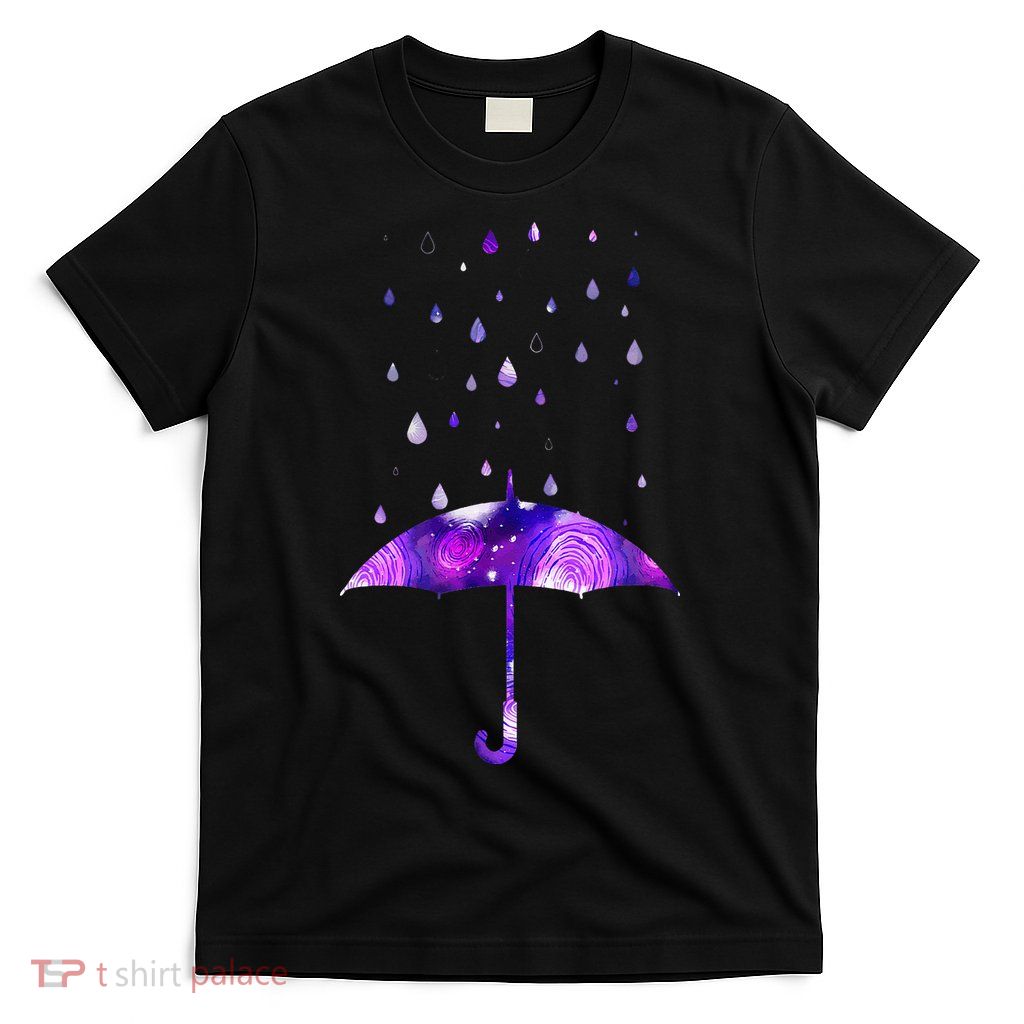 Rain Purple Umbrella For Violet Favorite Color T-Shirt