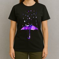 Rain Purple Umbrella For Violet Favorite Color T-Shirt