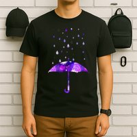 Rain Purple Umbrella For Violet Favorite Color T-Shirt